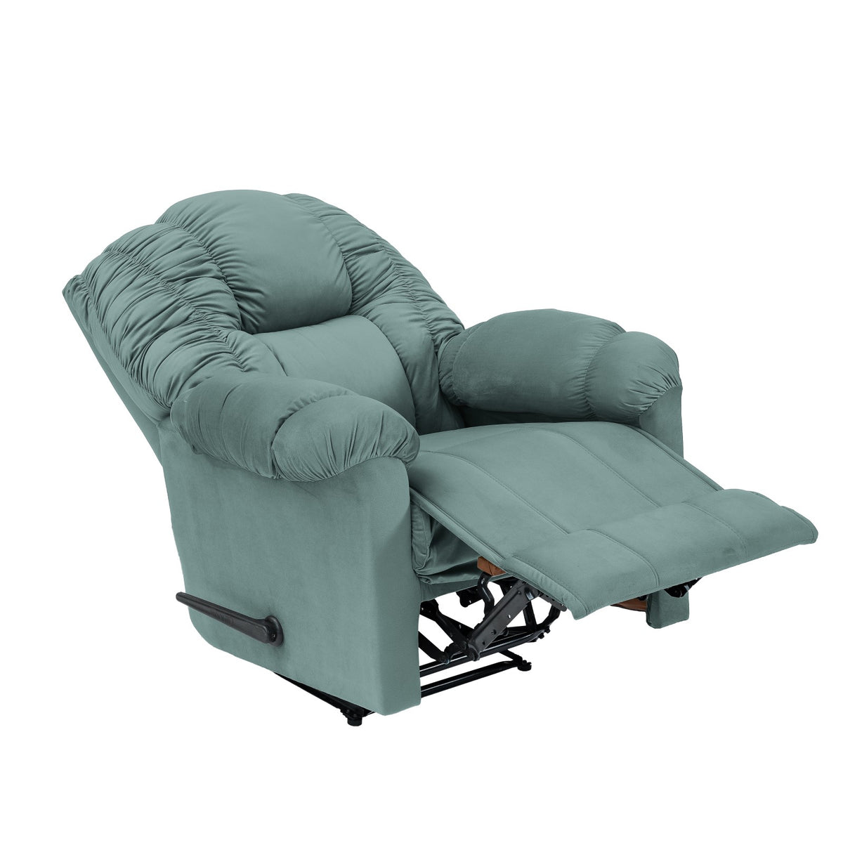 Velvet Recliner Chair - NZ100 Light Turquoise Rocking & Rotating