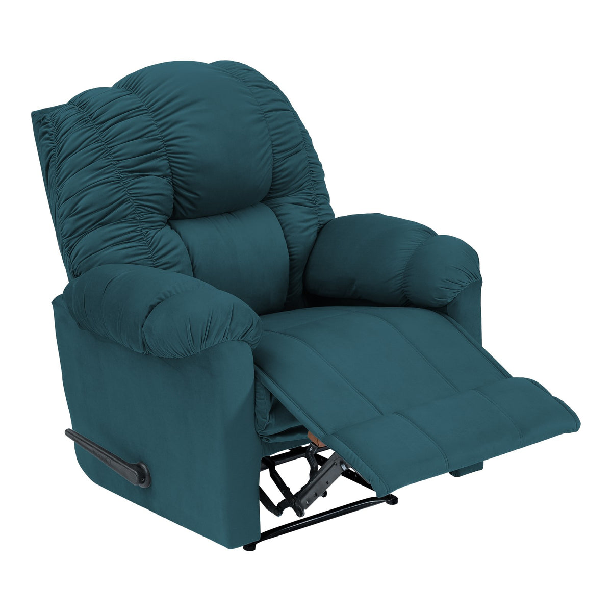 Velvet Recliner Chair - NZ100 Dark Turquoise Rocking & Rotating