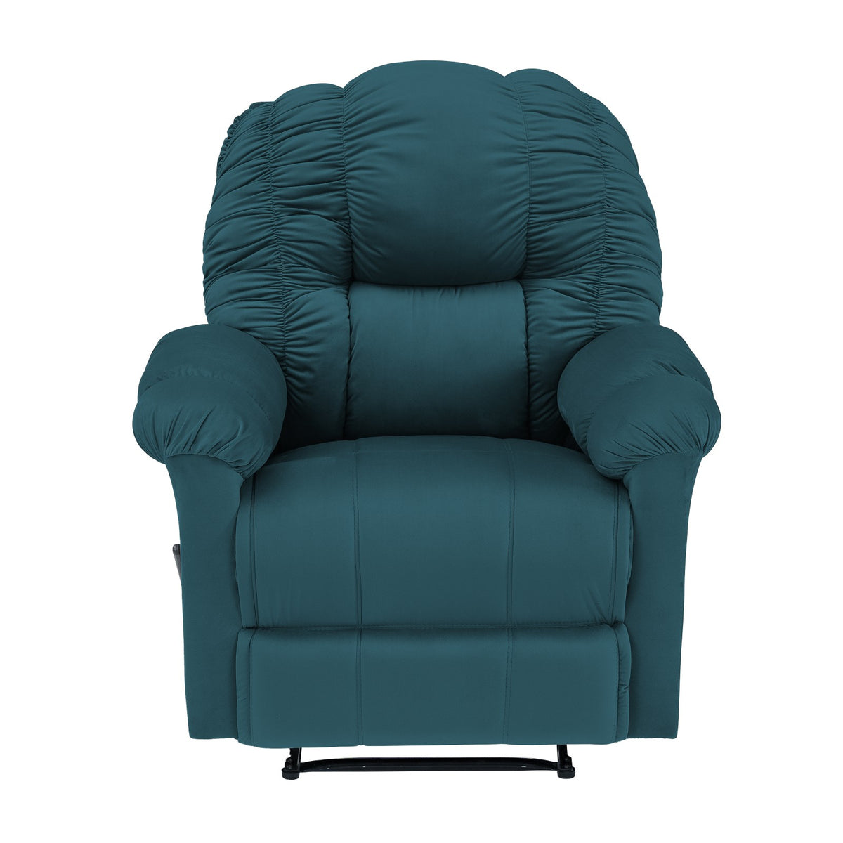 Velvet Recliner Chair - NZ100 Dark Turquoise Rocking