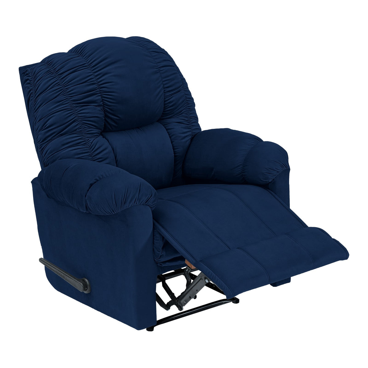 Velvet Recliner Chair - NZ100 Dark Blue Classic