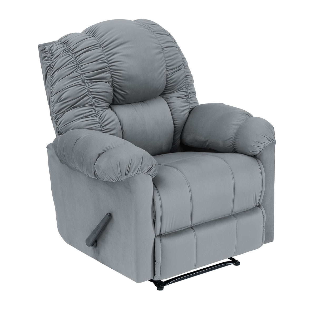 Velvet Recliner Chair - NZ100 Grey Classic