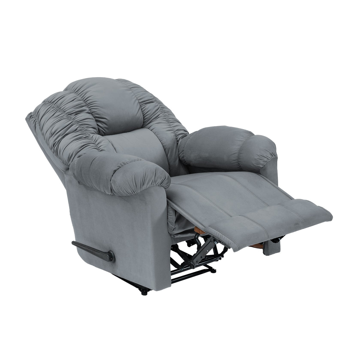 Velvet Recliner Chair - NZ100 Grey Classic