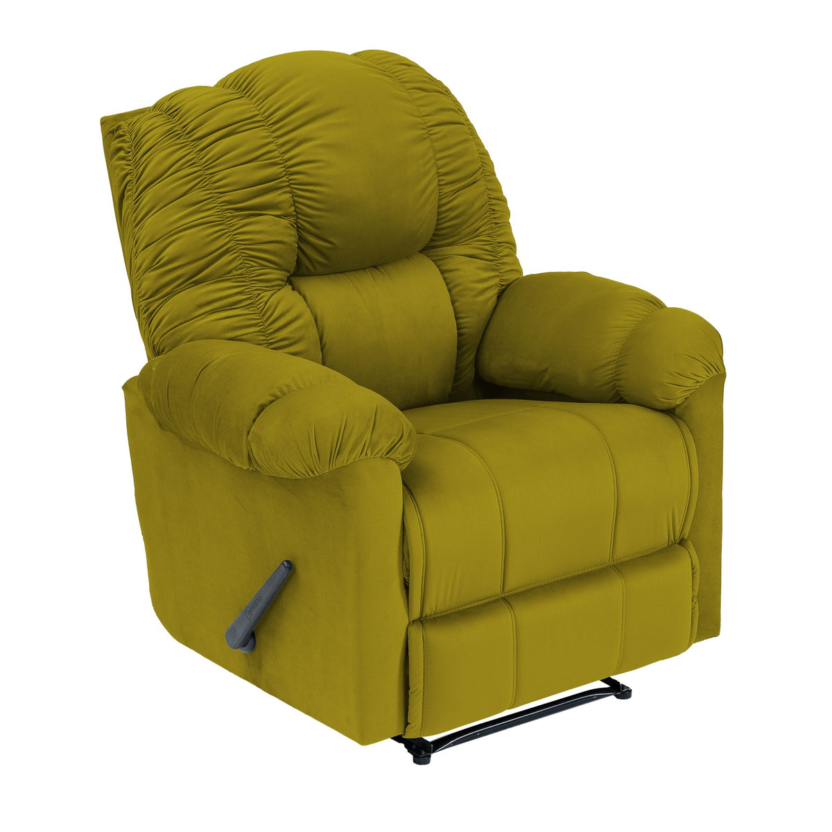 Velvet Recliner Chair - NZ100 Gold Classic