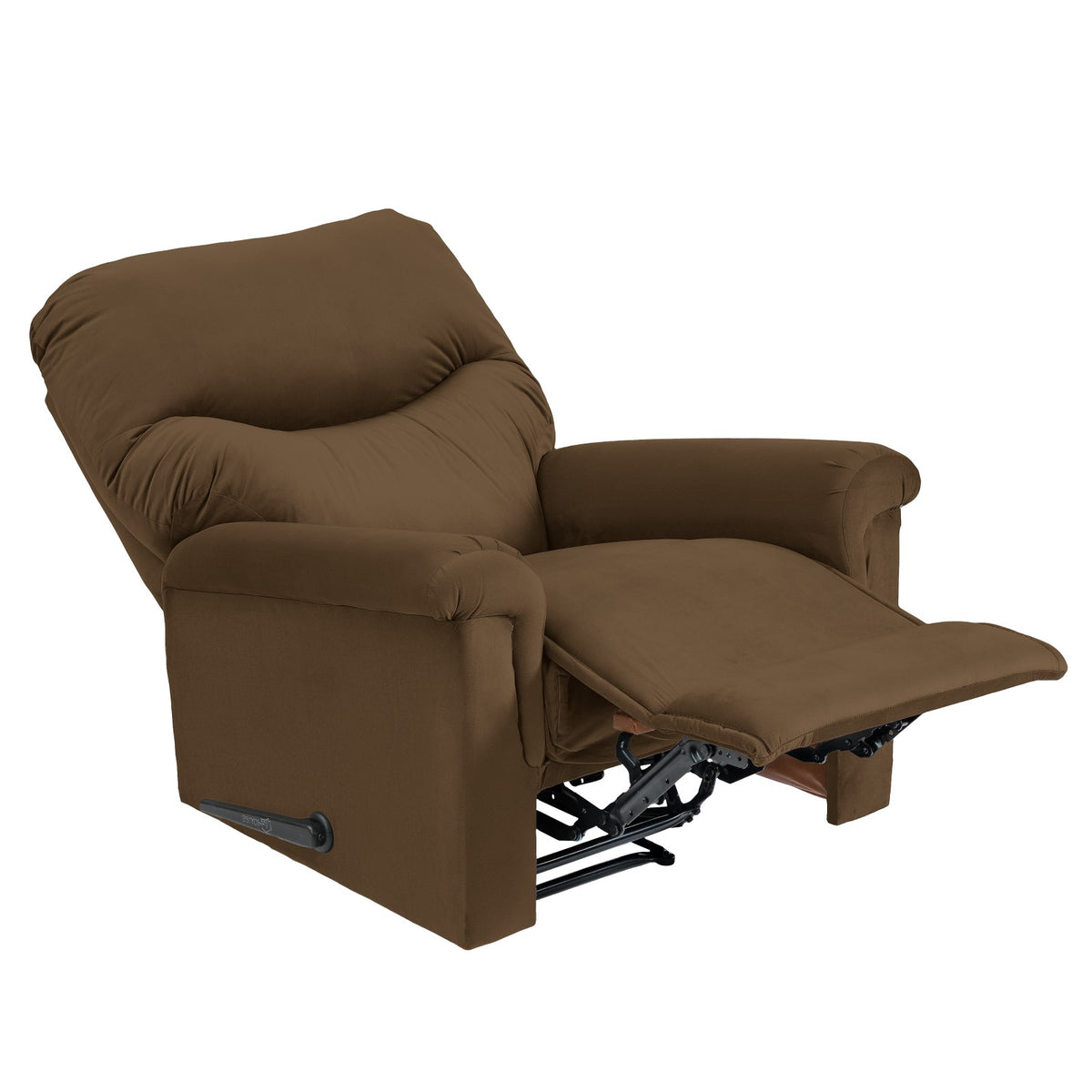 Velvet Recliner Chair - NZ110 Brown Classic