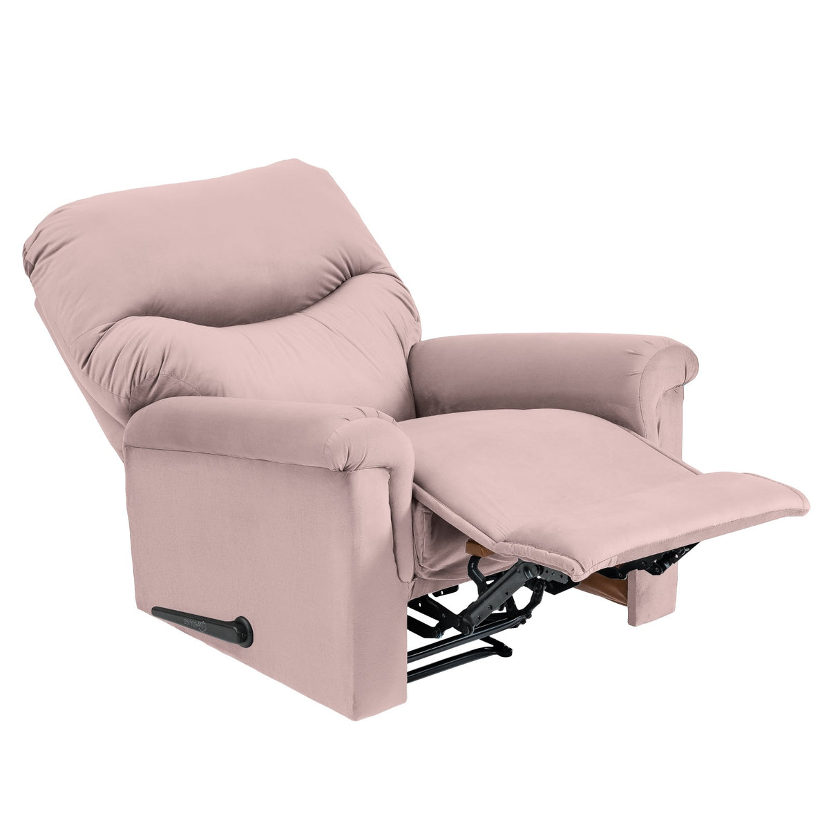 Velvet Recliner Chair - NZ110 Light Pink Classic