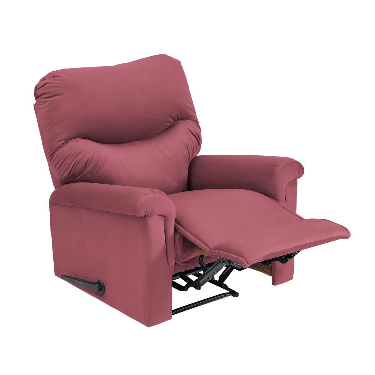 Velvet Recliner Chair - NZ110 Dark Pink Rocking