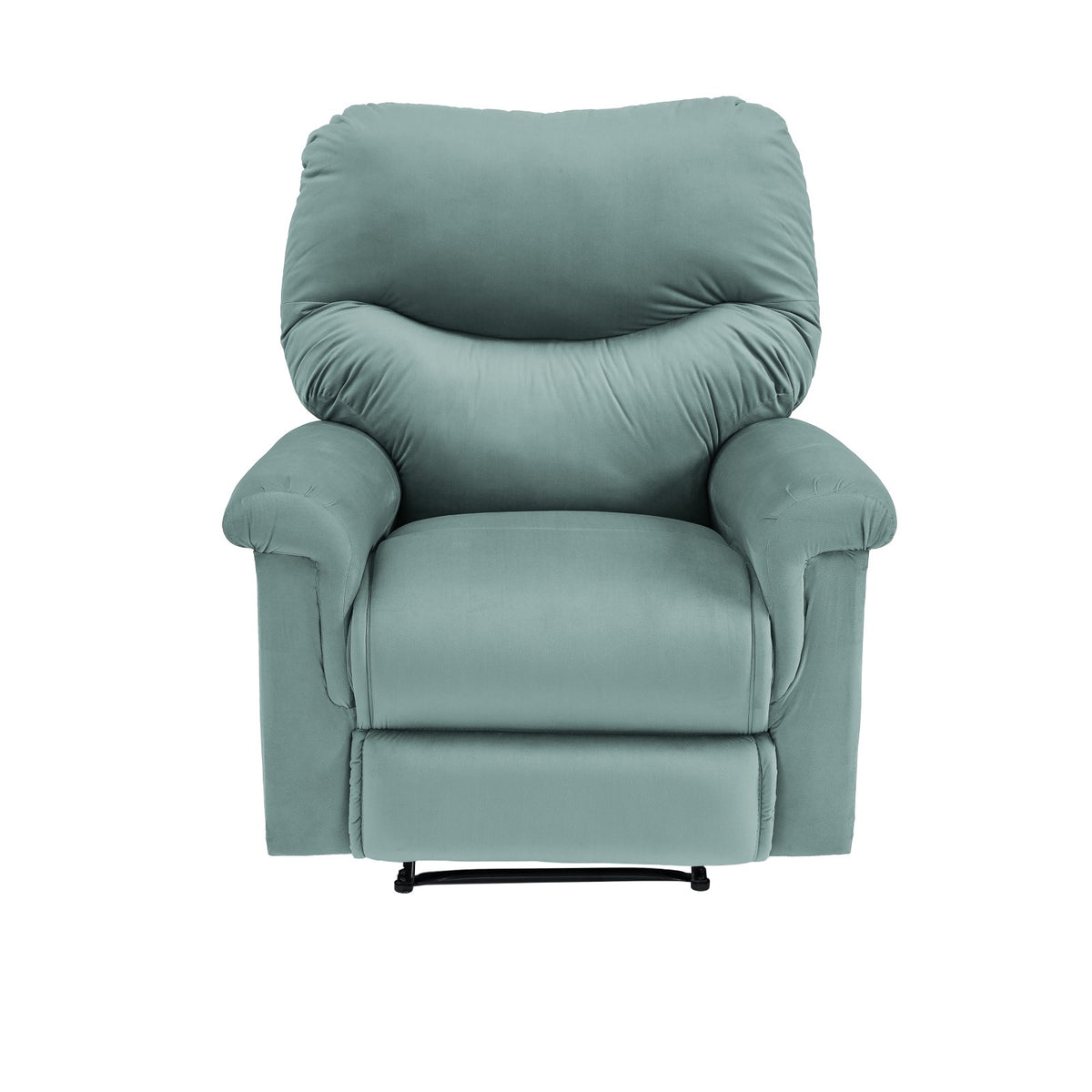 Velvet Recliner Chair - NZ110 Light Turquoise Rocking & Rotating