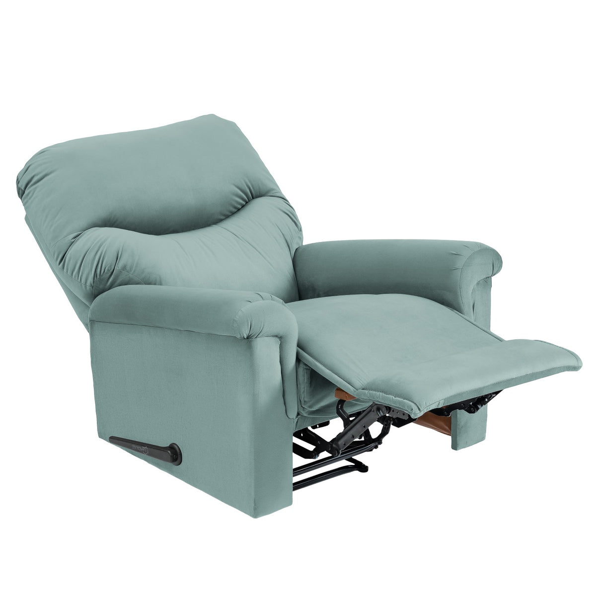 Velvet Recliner Chair - NZ110 Light Turquoise Rocking & Rotating
