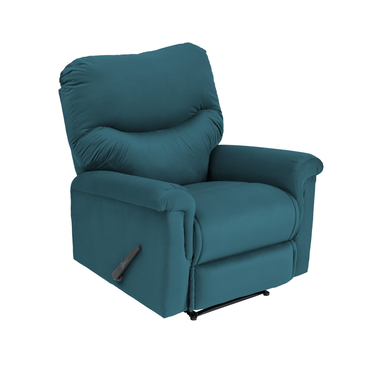 Velvet Recliner Chair - NZ110 Dark Turquoise Rocking