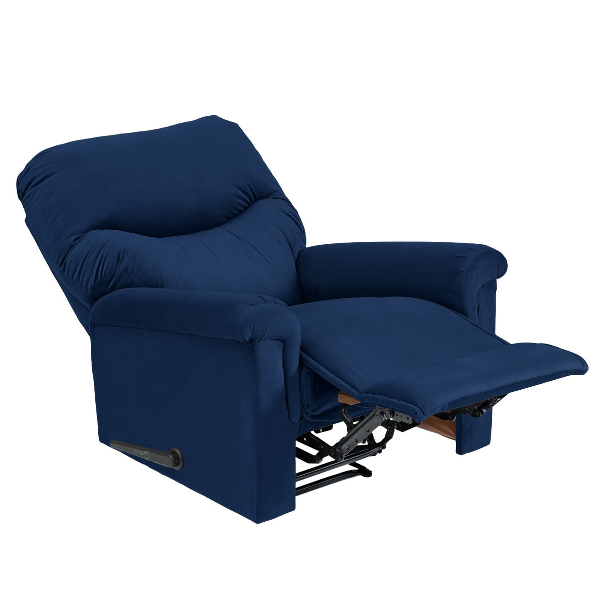 Velvet Recliner Chair - NZ110 Dark Blue Classic