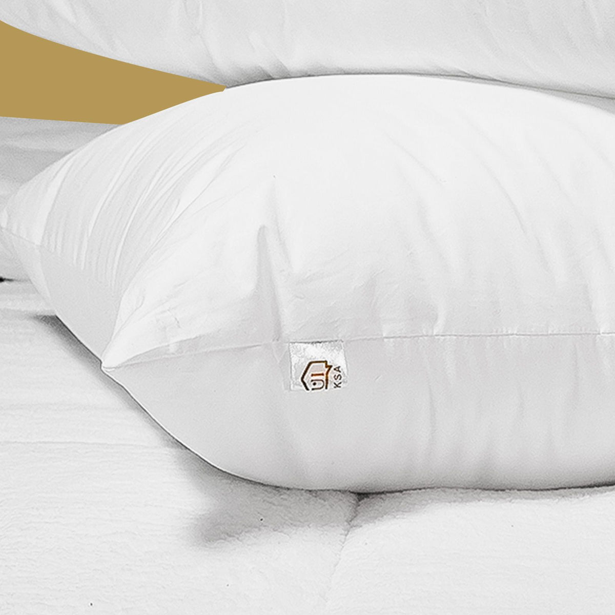 Double-Face Pillow, Cotton and Polyester 75×50×15