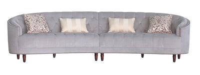 Classic Elegance - Grey LAF / RAF Sofa Sectional