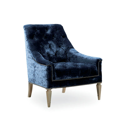 Classic Elegance - Dark Blue Sofa Set 1
