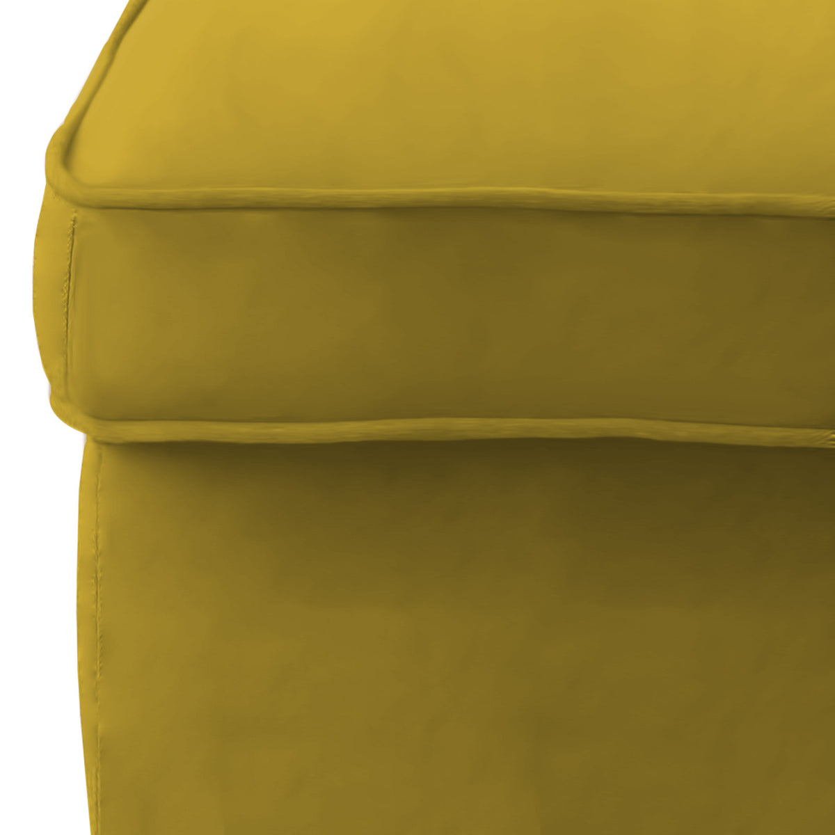 Velvet Chair Footstool with Elegant Design - E3 Gold