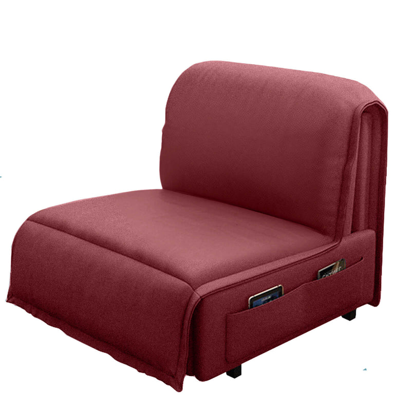 Velvet 2 in 1 Chairbed - Dark Pink - Bueno