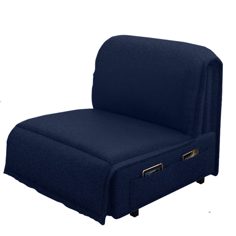 Velvet 2 in 1 Chairbed - Dark Blue - Bueno