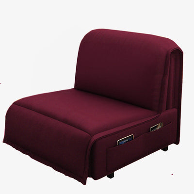 Velvet 2 in 1 Chairbed - Burgundy - Bueno