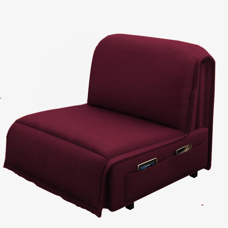 Velvet 2 in 1 Chairbed - Burgundy - Bueno