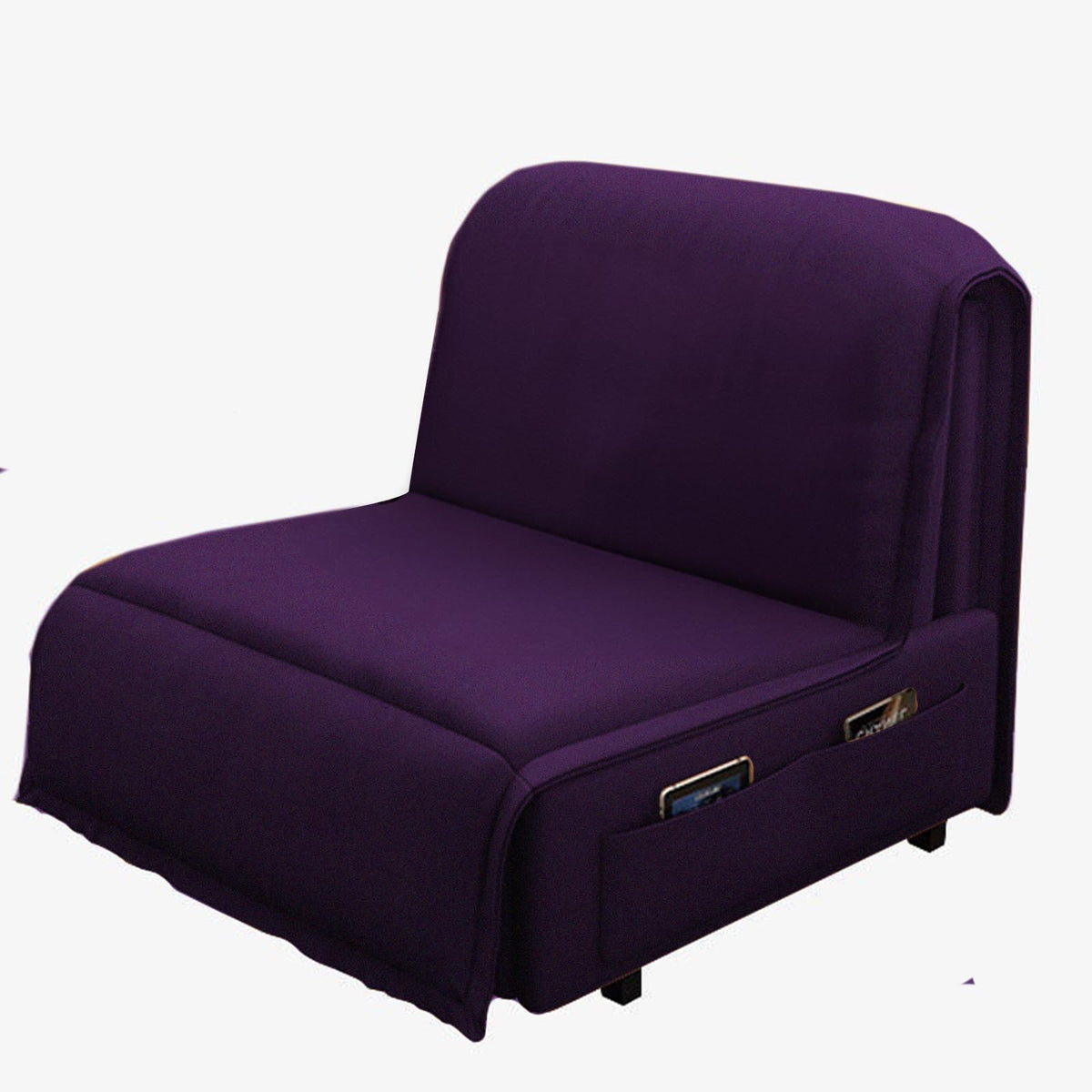 Velvet 2 in 1 Chairbed - Bueno Dark Purple