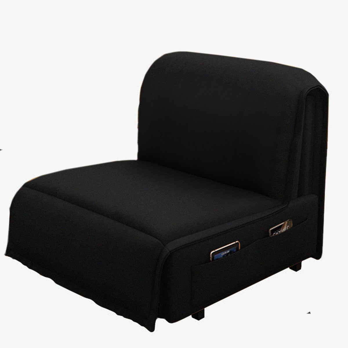 Velvet 2 in 1 Chairbed - Bueno Black
