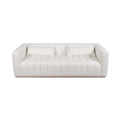 92" Andreeva Tufted Sofa, Beige - Al Rugaib Furniture