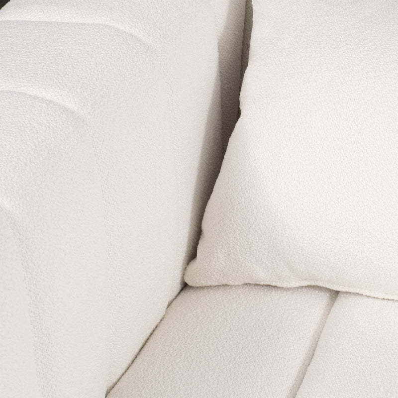 92" Andreeva Tufted Sofa, Beige - Al Rugaib Furniture