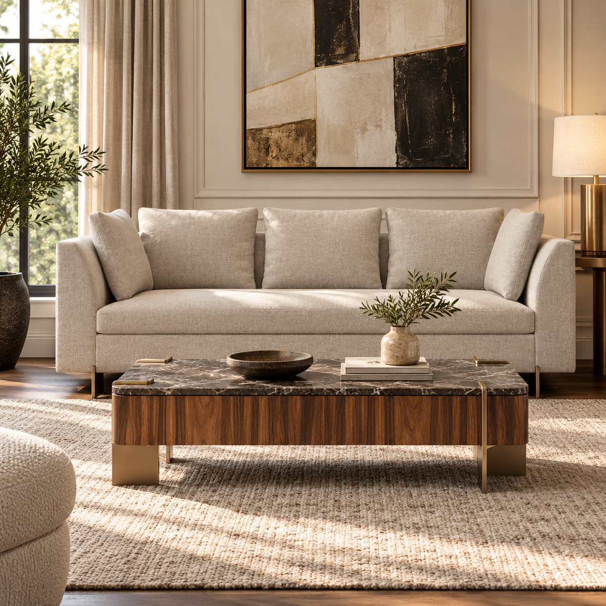 ALTURA 88 SOFA - PEARL