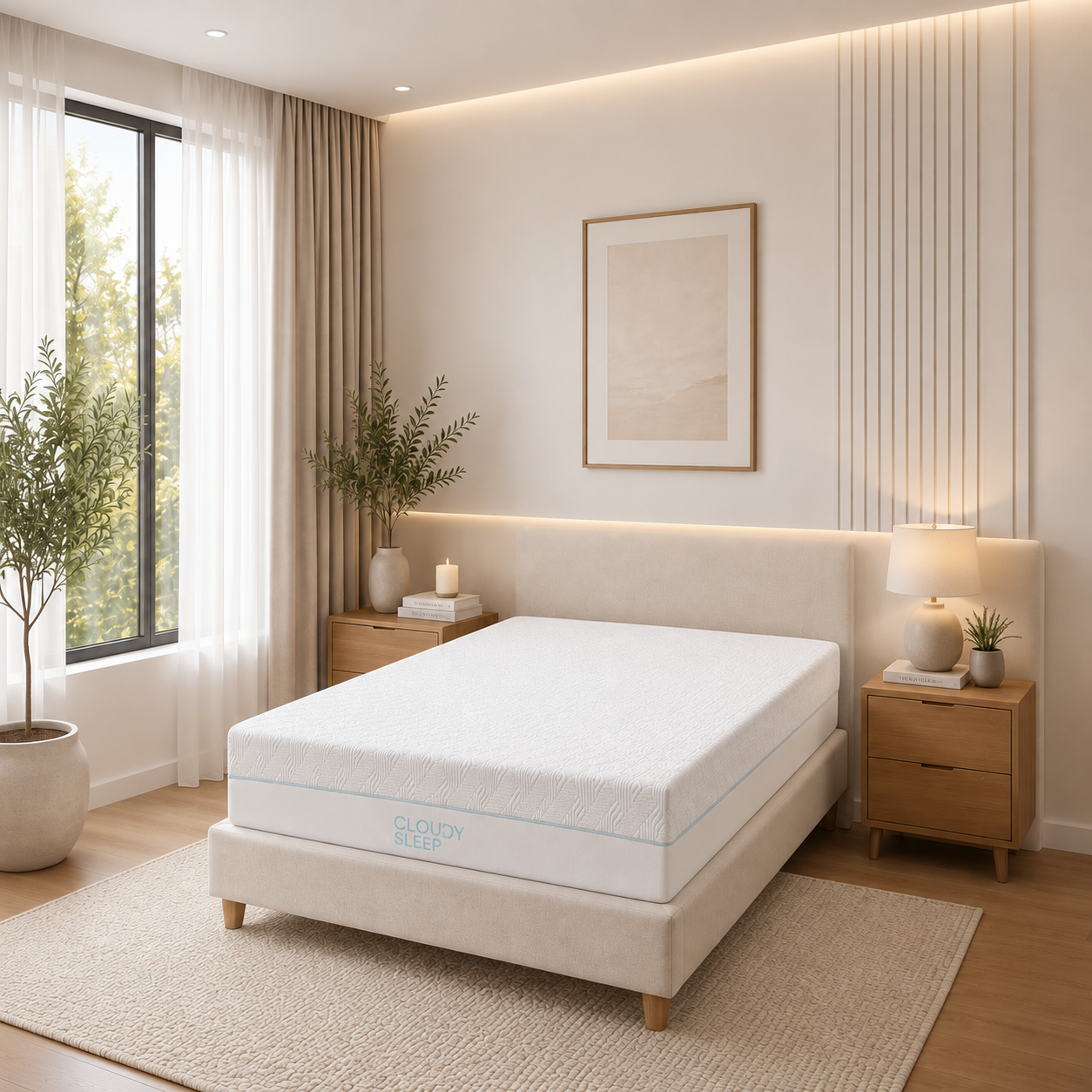 Free Form Memory Foam Mattress - Cloudy Sleep - Full