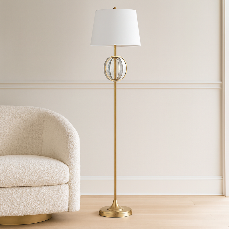 مصباح أرضي معدني