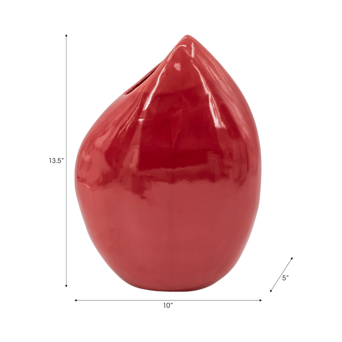 وعاء فارينا الأحمر Varena Red Vase