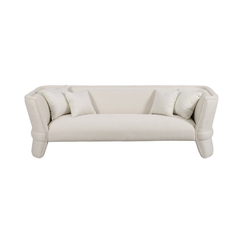 97" Preito Sofa, Ivory/beige - Al Rugaib Furniture