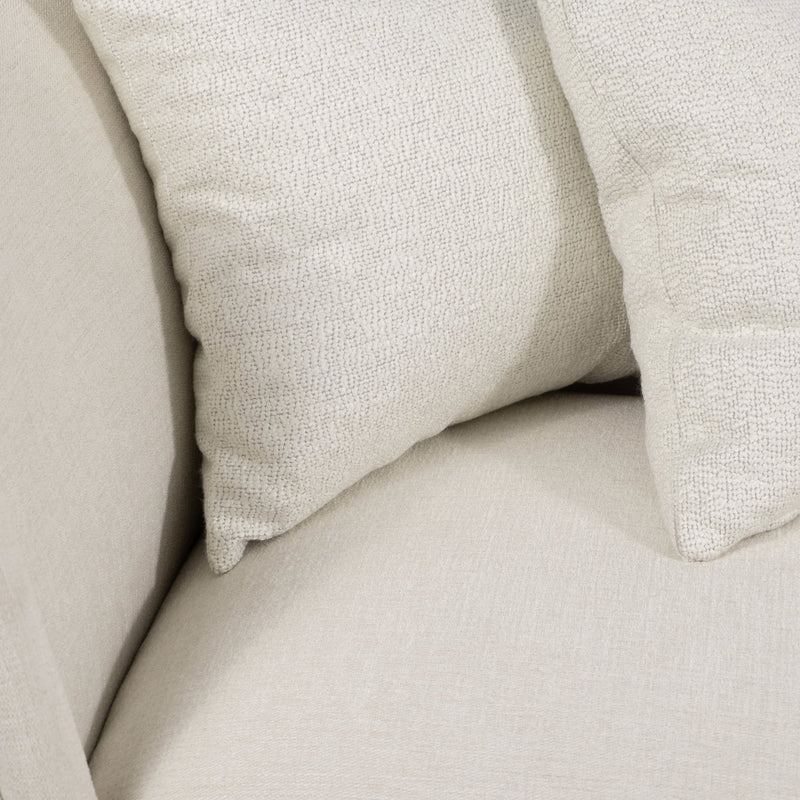 97" Preito Sofa, Ivory/beige - Al Rugaib Furniture