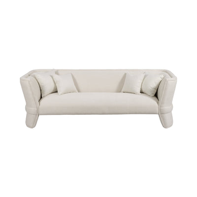 97" Preito Sofa, Ivory/beige - Al Rugaib Furniture