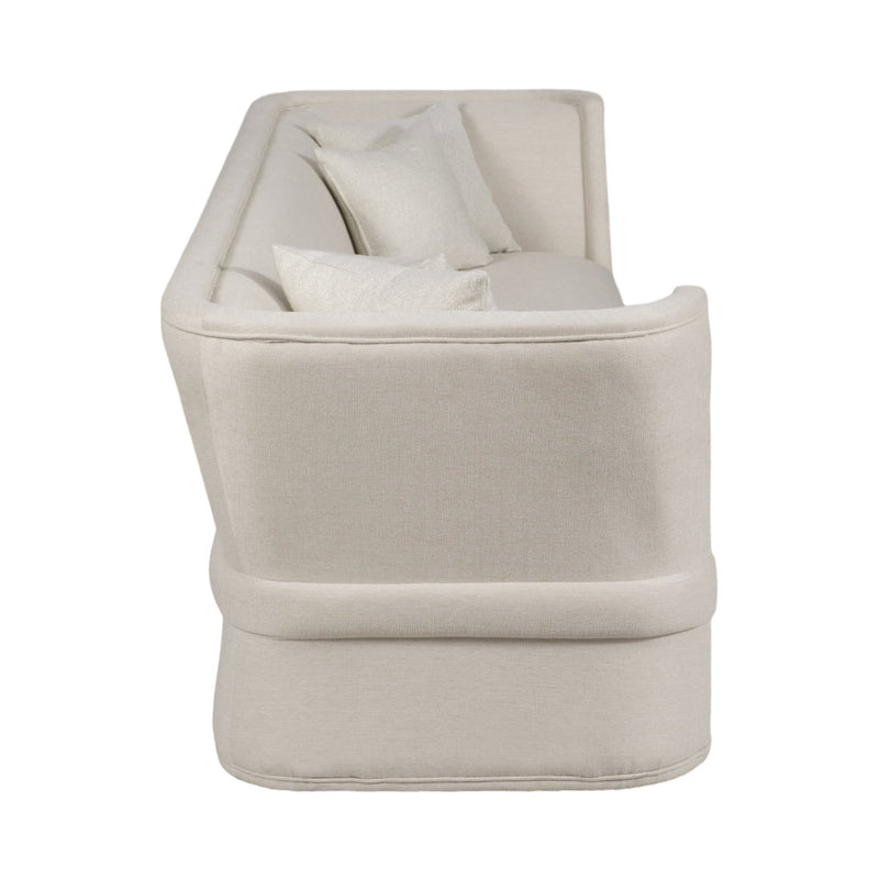 97" Preito Sofa, Ivory/beige - Al Rugaib Furniture