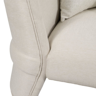 97" Preito Sofa, Ivory/beige - Al Rugaib Furniture