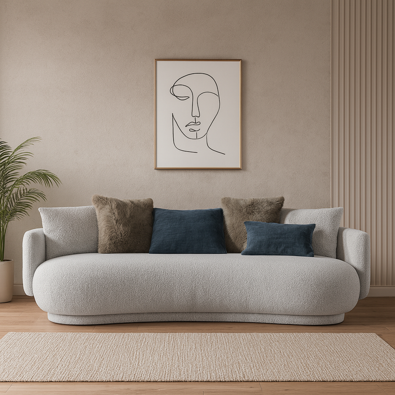 كنبة صيفية تتسع لأربعة أشخاص