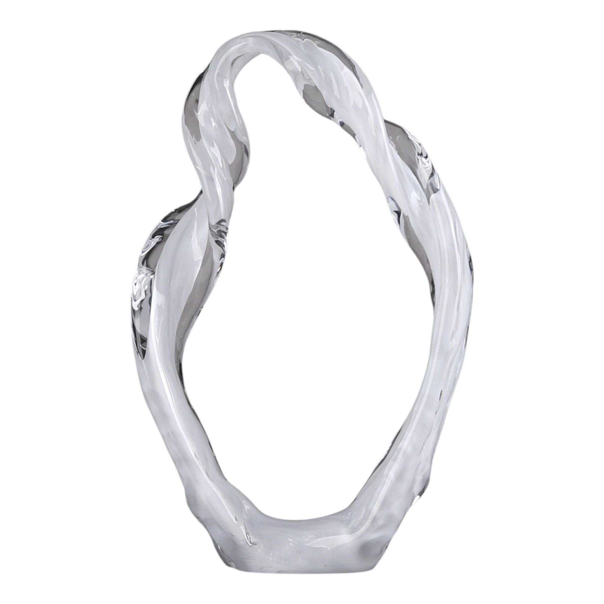 نحت زجاجي أبيض سيدون Sidon White Glass Sculpture