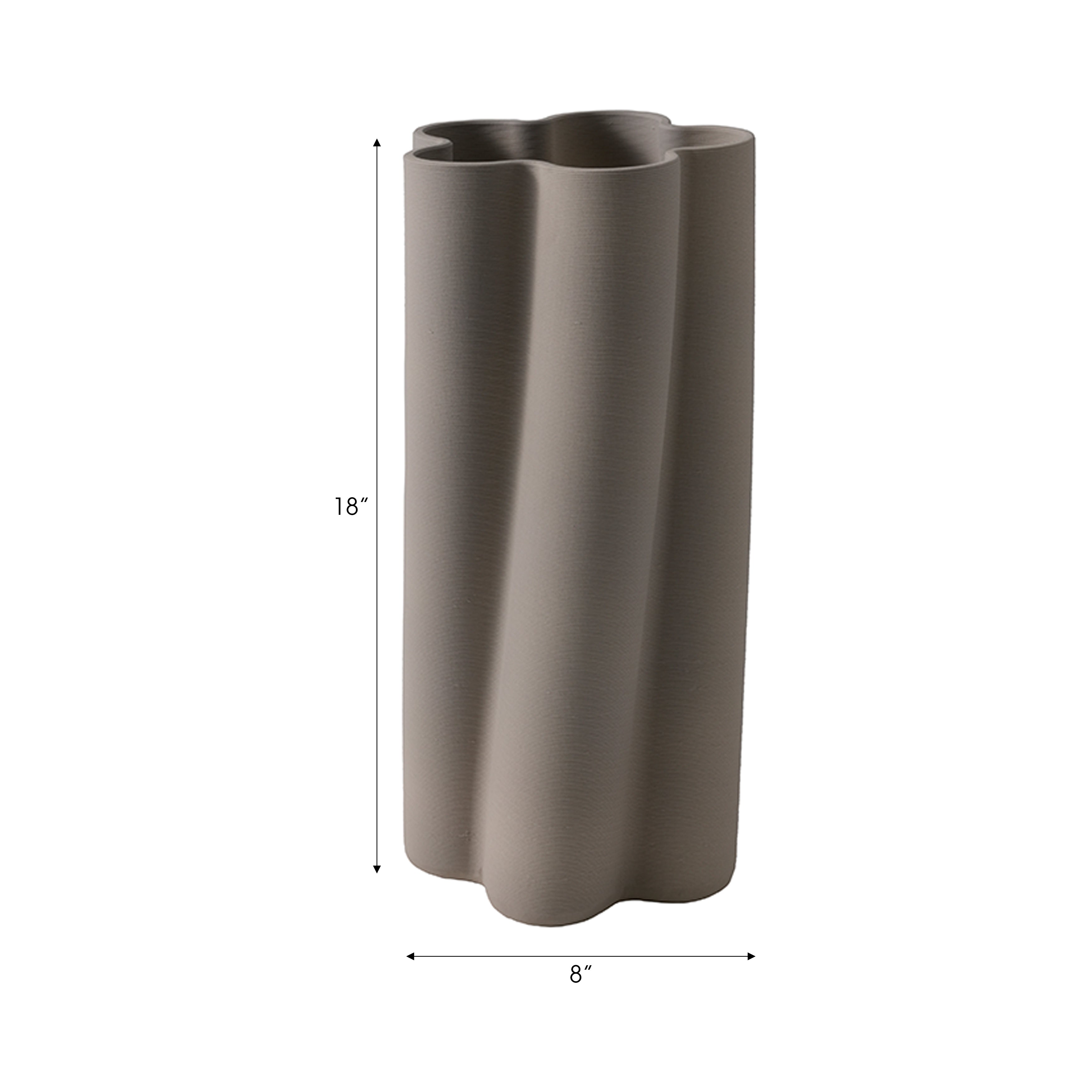 مزهرية مطبوعة ثلاثية الأبعاد بتقنية الاندماج Convergence 3d Printed Vase
