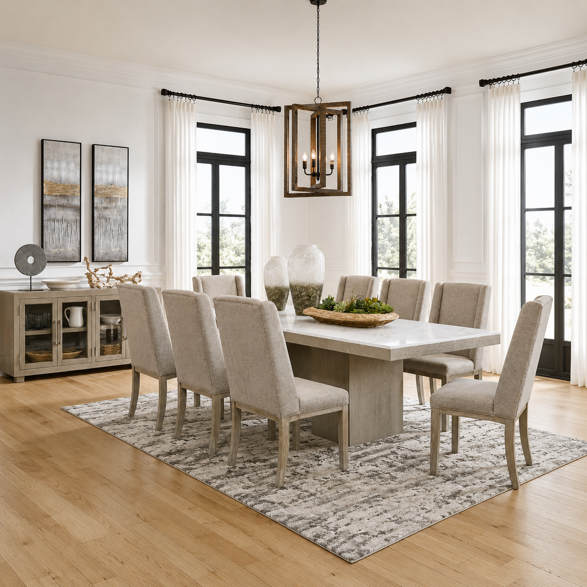 Fawnburg RECT Dining Room Set