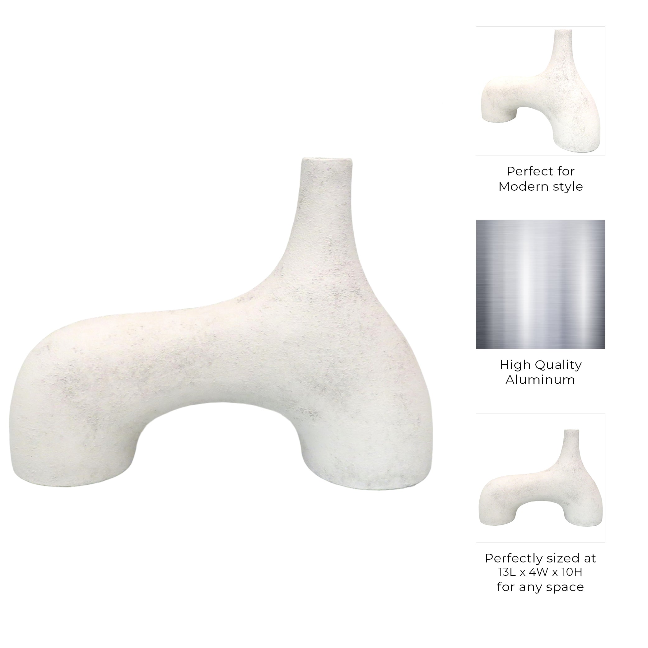 مزهرية متز بالكريمي METZ CREAM VASE