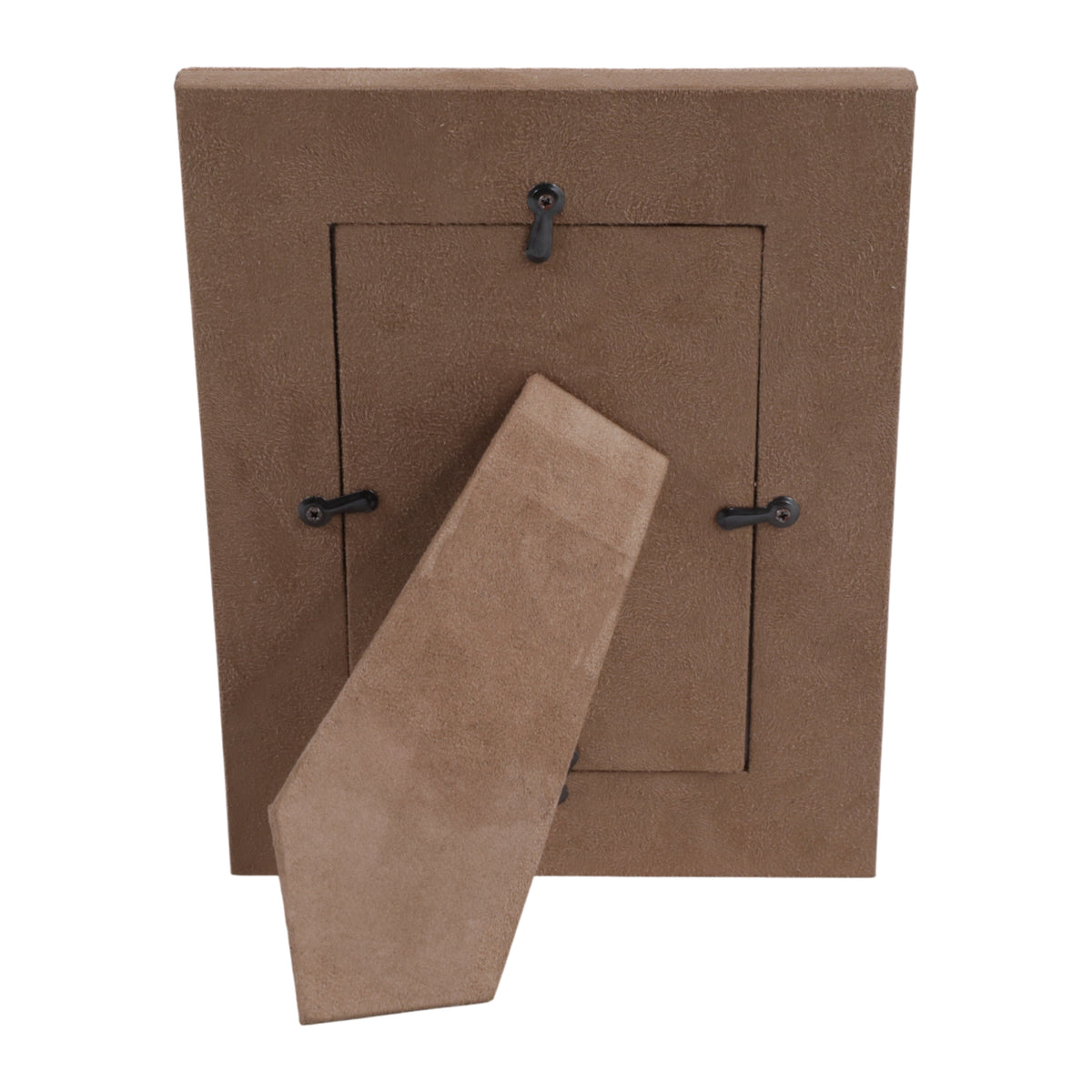 4X6 GILBOA TAN SUEDE PHOTO FRAME