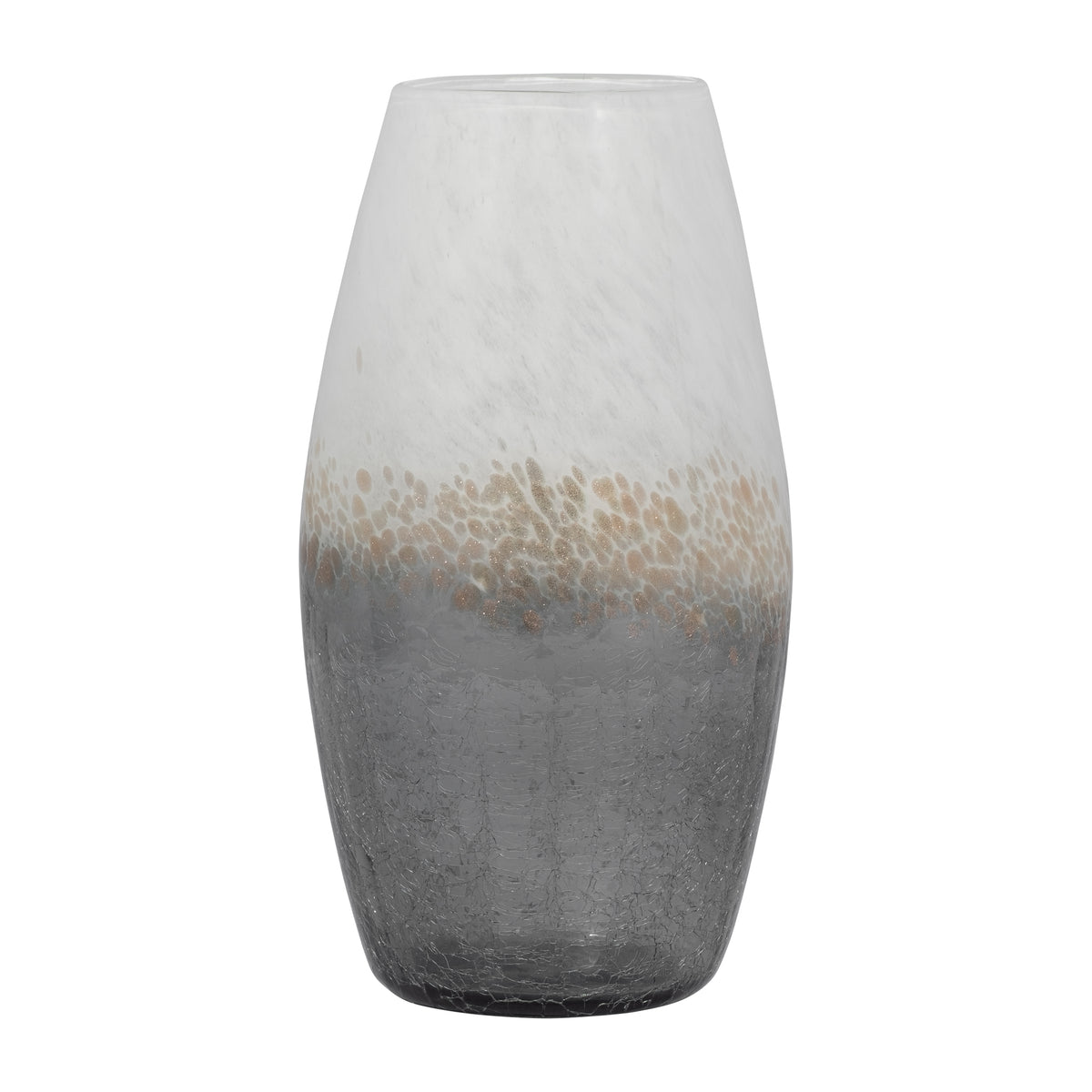 زجاج، مزهرية متصدعة، متعددة الألوان GLASS, CRACKLE VASE, MULTI