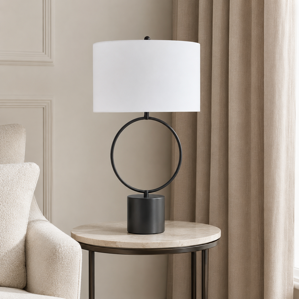 METAL TABLE LAMP