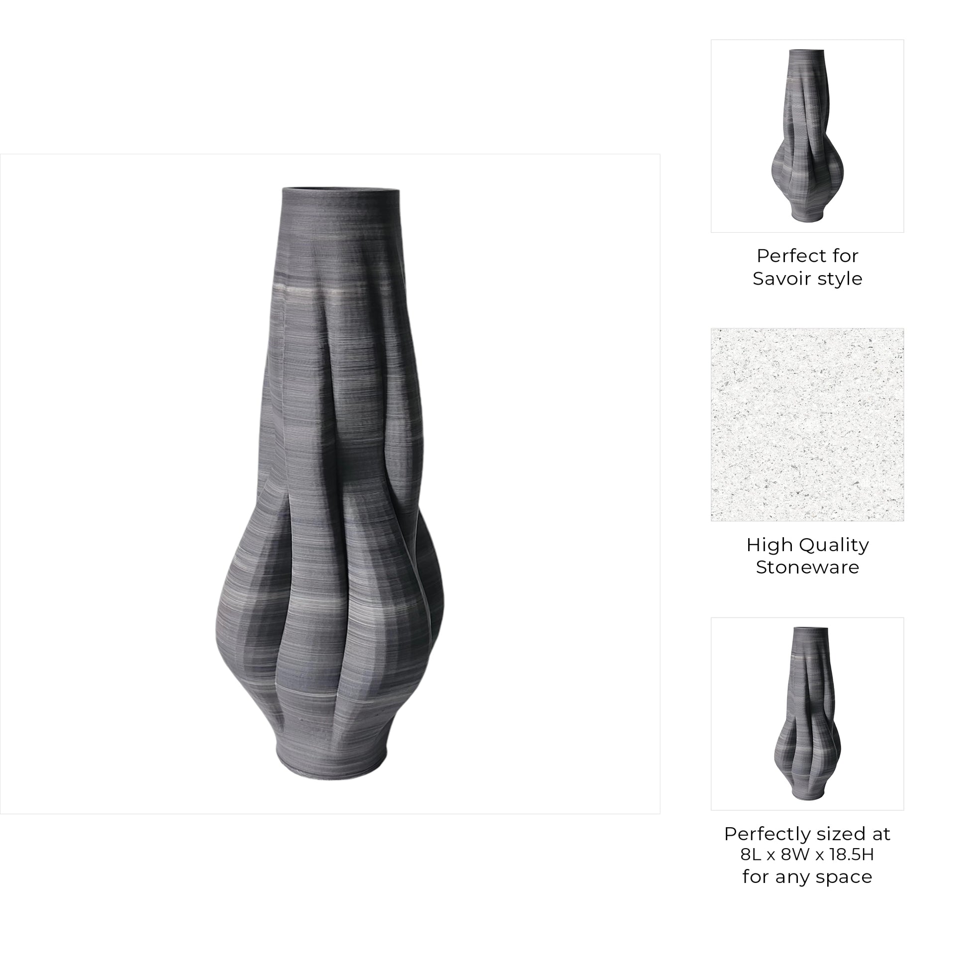 وعاء كستن ثلاثي الأبعاد مطبوع Kesten 3d Printed Vase