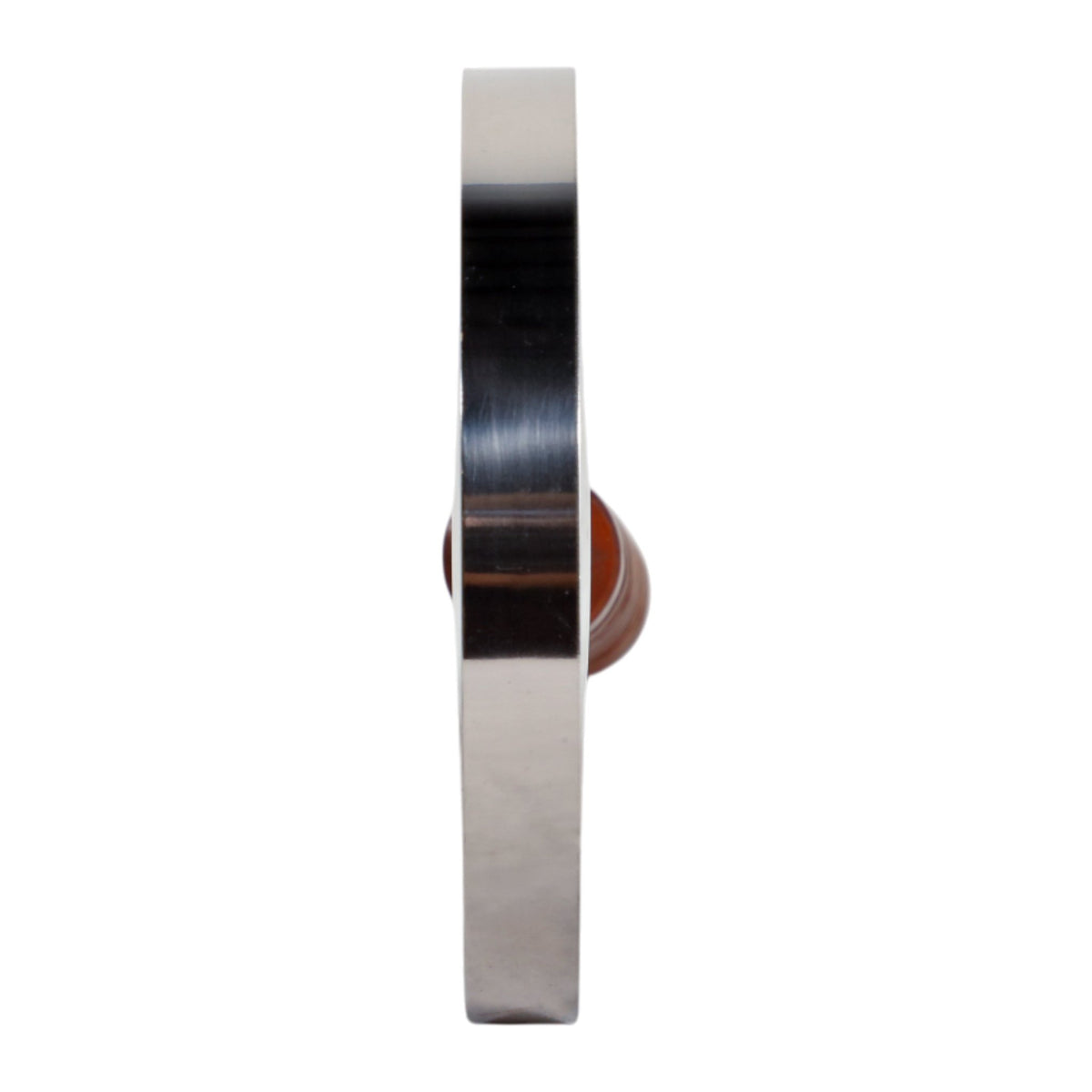 9x4" Ridged Handle Magnifying Glass, Brown Table Decors| Sagebrook Home