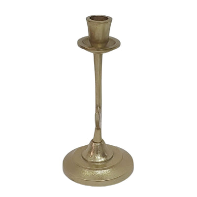 9x5" Crescent Moon Taper Holder, Gold - Al Rugaib Furniture