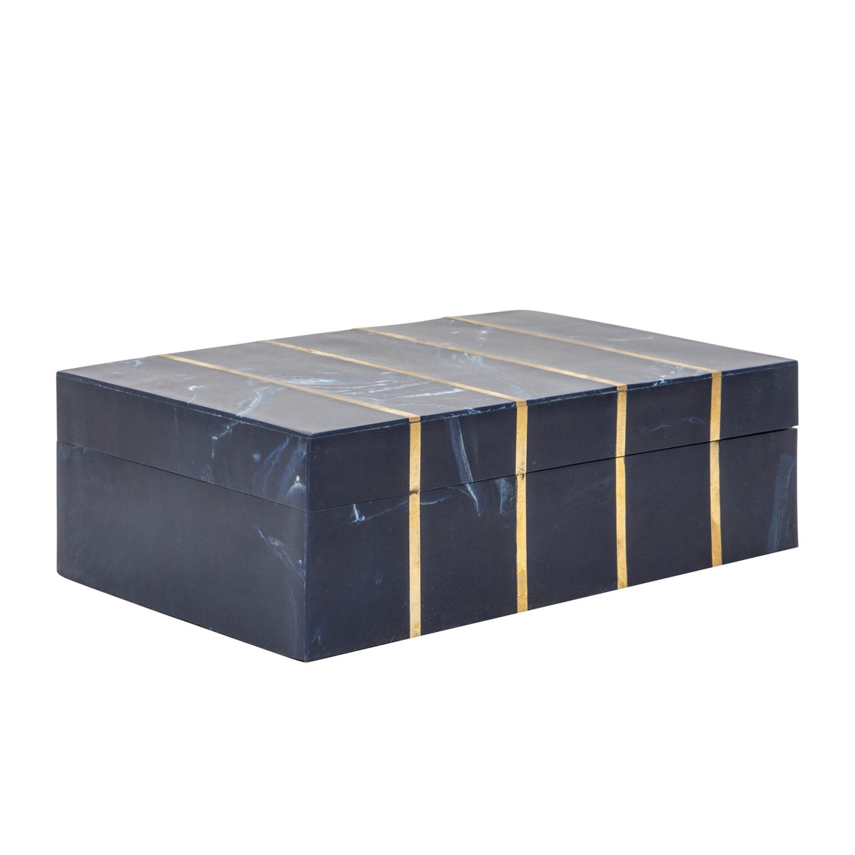 9X6 RECTANGULAR BOX, BLUE Box| Sagebrook Home