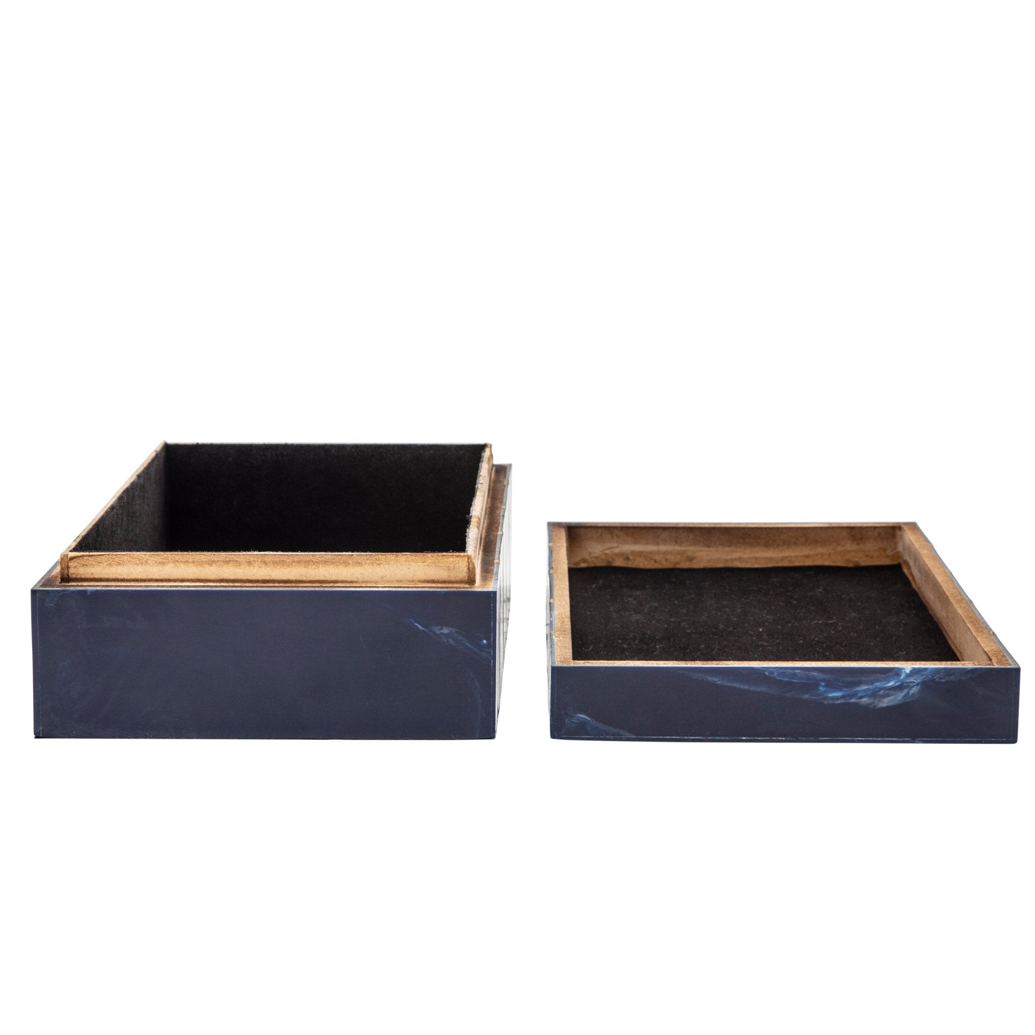 9X6 RECTANGULAR BOX, BLUE Box| Sagebrook Home