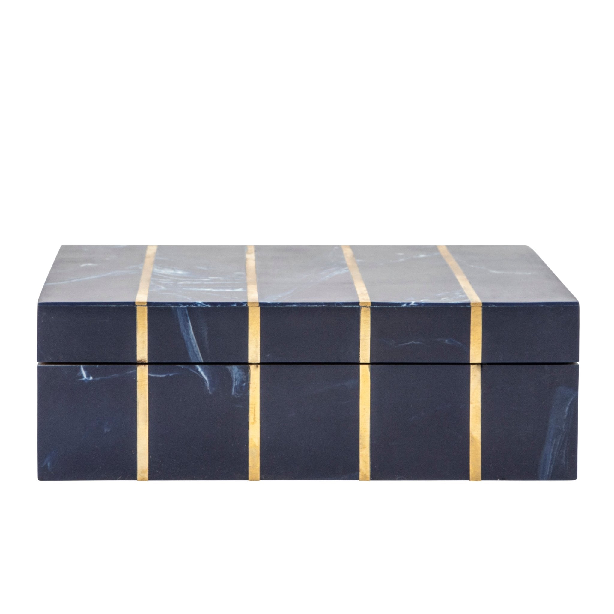 9X6 RECTANGULAR BOX, BLUE Box| Sagebrook Home