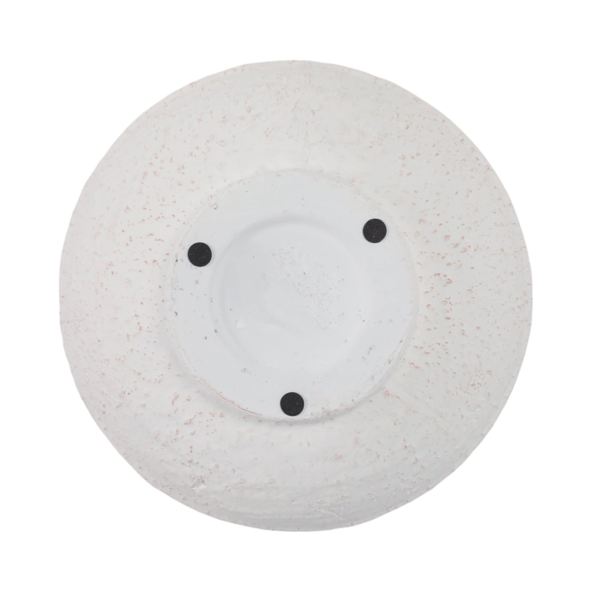 9x9" Textured Terracotta Bowl, White Table Decors| Sagebrook Home